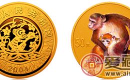 2004年猴年彩色金币欣赏和分析