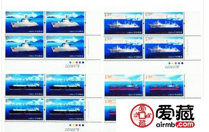 2015-10 中國船舶工業(yè) 四方連郵票還有待發(fā)展