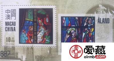 AM B112 教堂窗画（小型张）