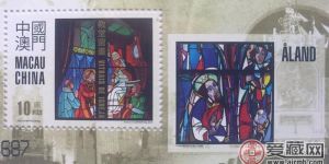 AM B112 教堂窗画（小型张）