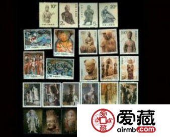 中國石窟特種郵票大全套