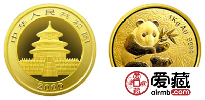 2000年熊猫纪念币金币套装简介