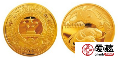 2009年中国己丑牛金银纪念币展现牛的憨厚与责任感