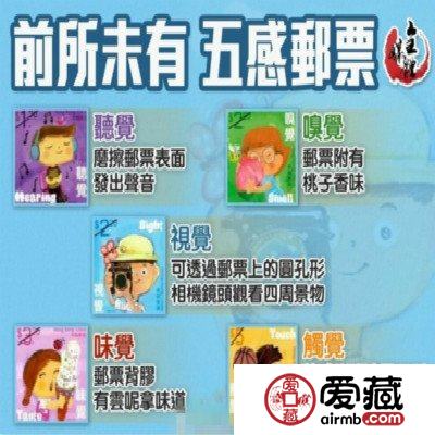“人体五感官”儿童邮票资讯