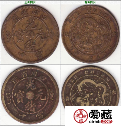 四川光绪元宝 10文 窄当十