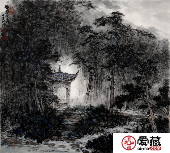 《盘龙谷一角》 60x60cm