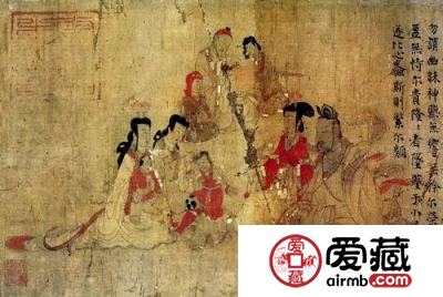 《女史箴图》（局部）上的女性形象