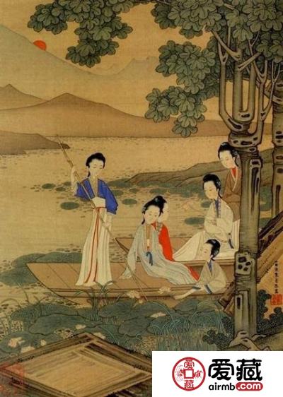 清 焦秉贞 仕女图