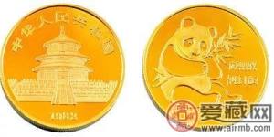 你见过无面值的熊猫金币吗