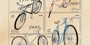 巴西2017年《经典自行车》邮票小全张