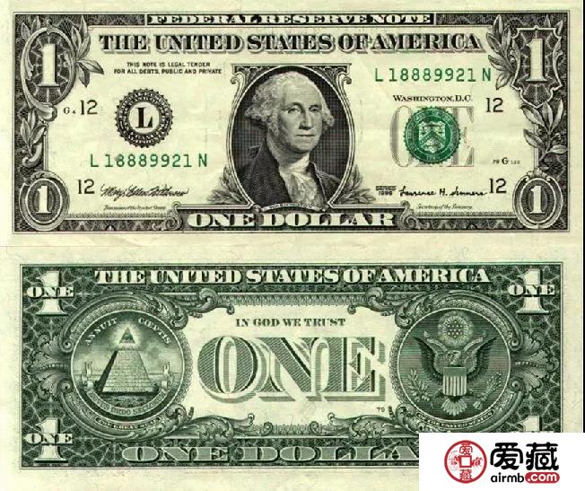 美國一元紙幣為什么印著上帝之眼