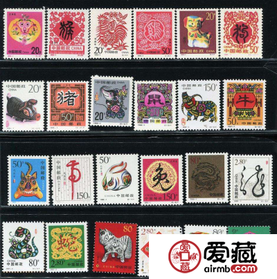 第二轮生肖邮票价格哪一种更贵