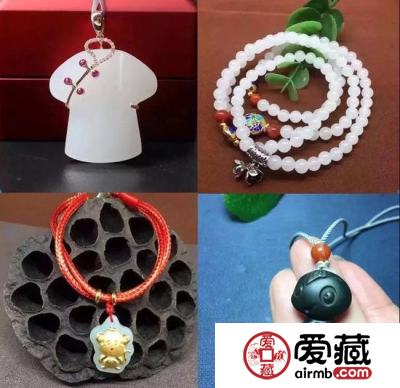 和田玉不同阶段群体的佩戴方式