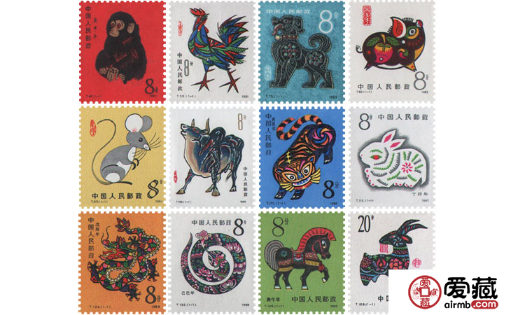 第一轮生肖邮票整版市场价格