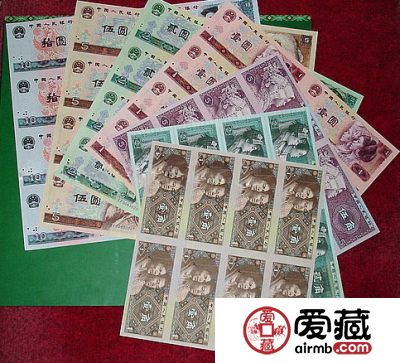 第四套人民币8连体钞潜力大