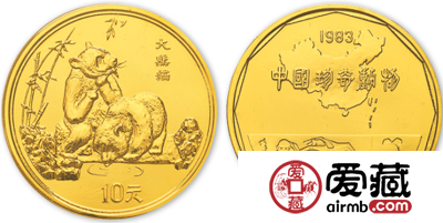 83年熊猫金币铜样鉴赏