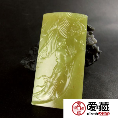 黄口料内里白玉，大有升值空间