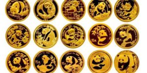 熊猫25周年金银币