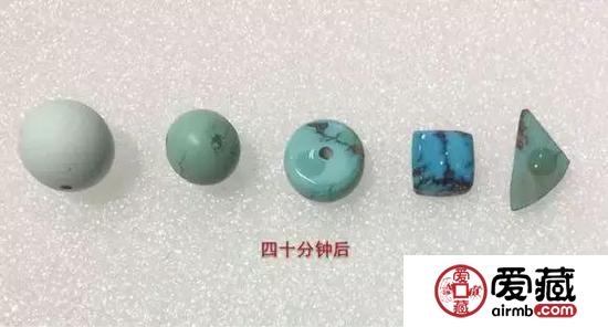 如何鉴定原矿和优化绿松石