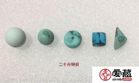如何鉴定原矿和优化绿松石