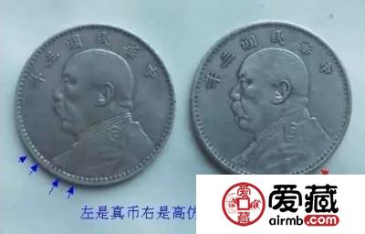 机制银元真伪的鉴定，怎样识别高仿银币