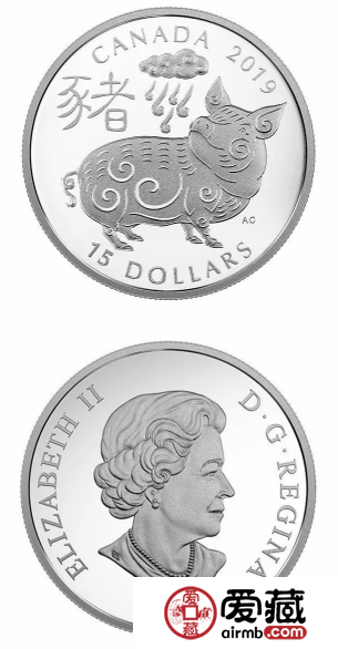 加拿大发行猪年纪念币，“猪坚强”来了！