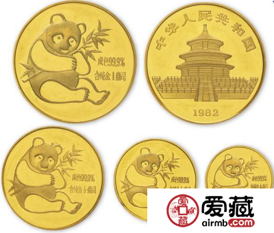 1982年熊猫金币没有面值影响价格吗
