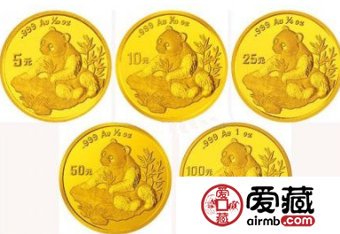 1998年熊猫金币套装藏品分析