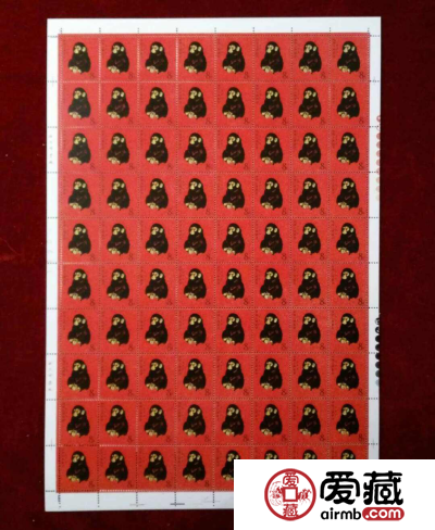 T46猴整版成为生肖邮票领头羊