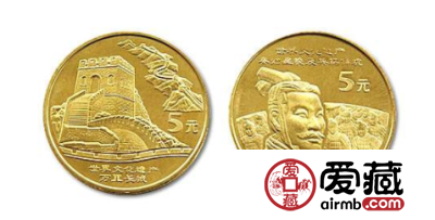 不同面额万里长城流通纪念币介绍