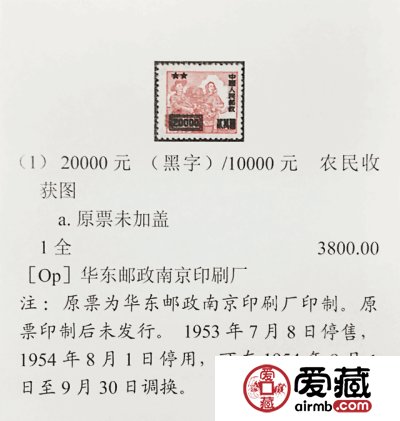 3分钟教你看懂邮票目录