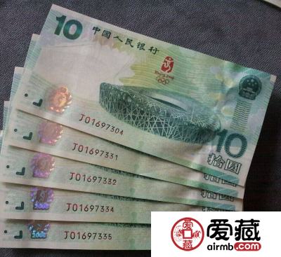 2008北京奥运会纪念钞最新价格