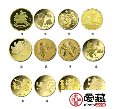 十二生肖纪念币大全套价格
