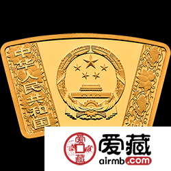2019生肖金银币猪年金银币10克扇形金币