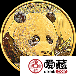 2018年熊猫金银币150克熊猫金币