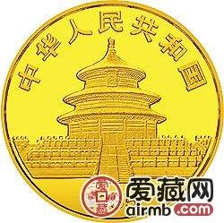 1985年熊猫金银铜币1/4盎司大熊猫金币