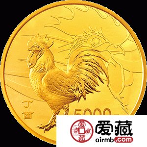 2017中国丁酉鸡年金银币500克金币