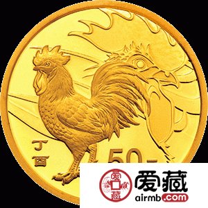 2017中国丁酉鸡年金银币3克金币