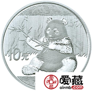 2017年熊猫金银币30克熊猫银币