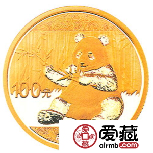 2017年熊猫金银币8克熊猫金币