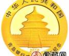 青岛银行成立20周年金银币8克熊猫加字金币