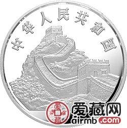 1988中国戊辰龙年生肖金银铂币12盎司双龙戏珠银币