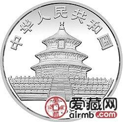 1989版熊猫金银铂钯币1盎司大熊猫钯币