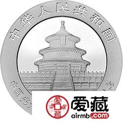 中国光大集团成立30周年金银币熊猫加字1盎司银币