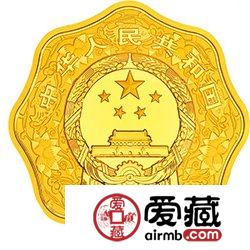 2014中国甲午马年金银币1公斤梅花形金币