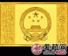 2014中国甲午马年金银币5盎司长方形金币