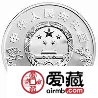 中国京剧脸谱彩色金银币5盎司钟馗彩色银币