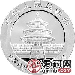 华夏银行成立20周年金银币熊猫加字1盎银币