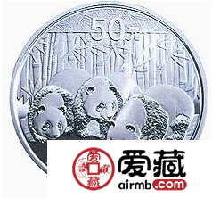 2013版熊猫金银币5盎司熊猫银币