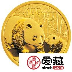 2011版熊猫金银币1/4盎司熊猫金币